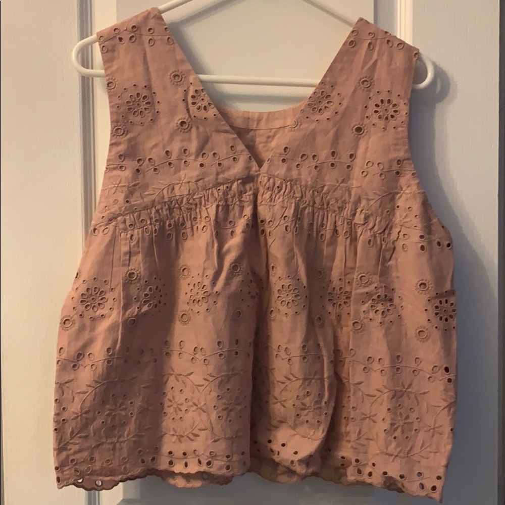 a woman’s blouse.